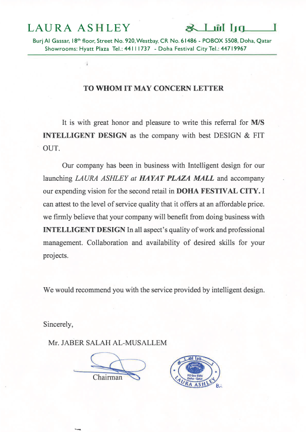 Laura Ashley Recommendation